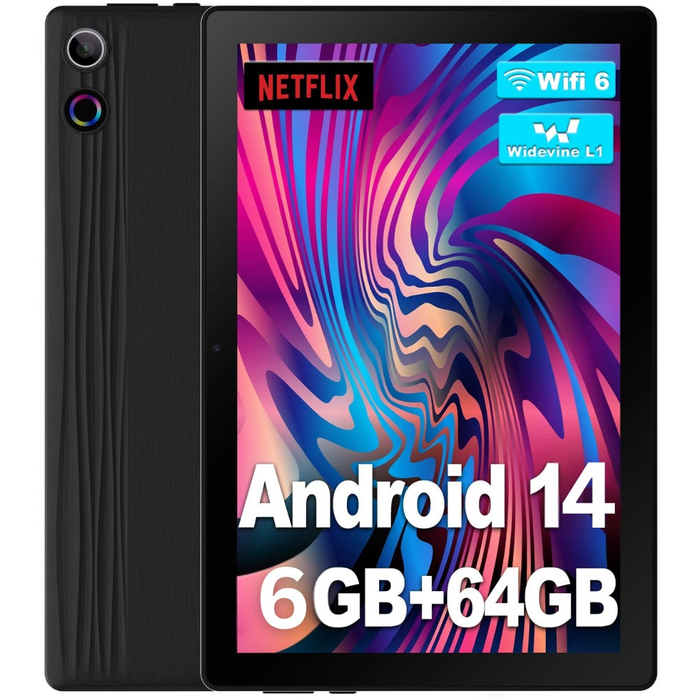 10.1″ Android Tablet – 24GB RAM + 128GB Storage, Octa-Core, Wi-Fi 6, IPS Screen, Long Battery Life